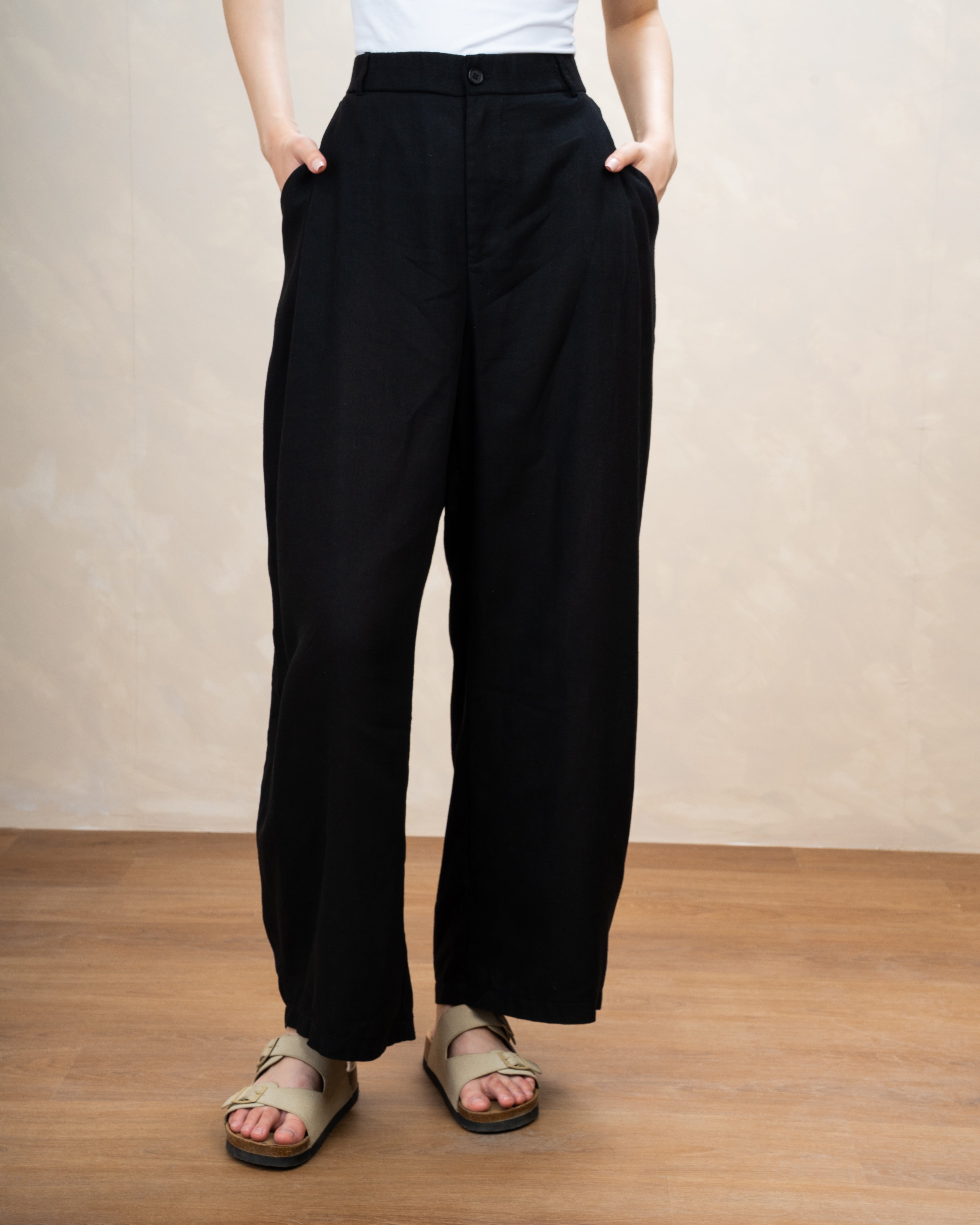 Plain Trouser With Single Button