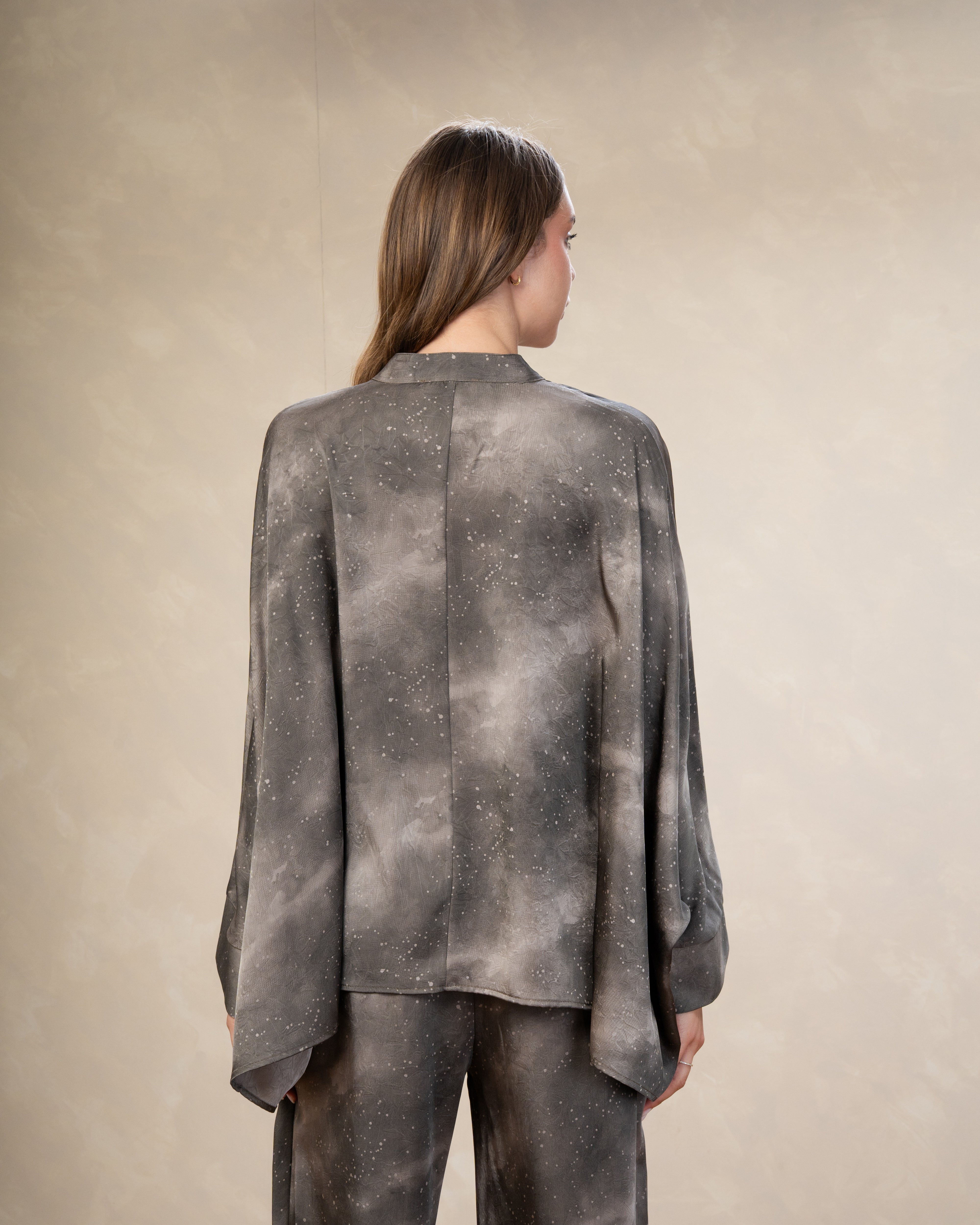 Printed Satin Shirt - In Different Colors