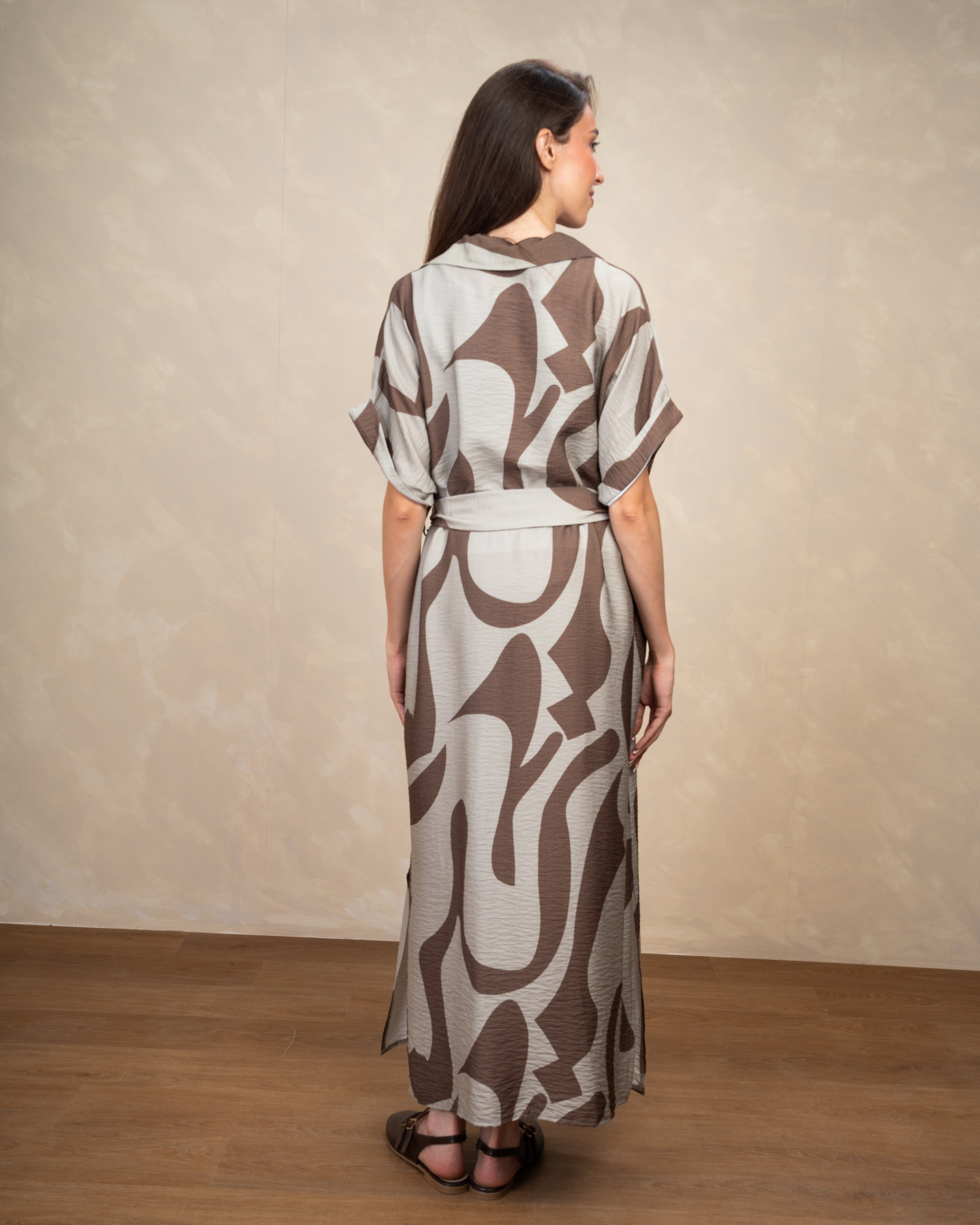 Floral Wide Neck Dress