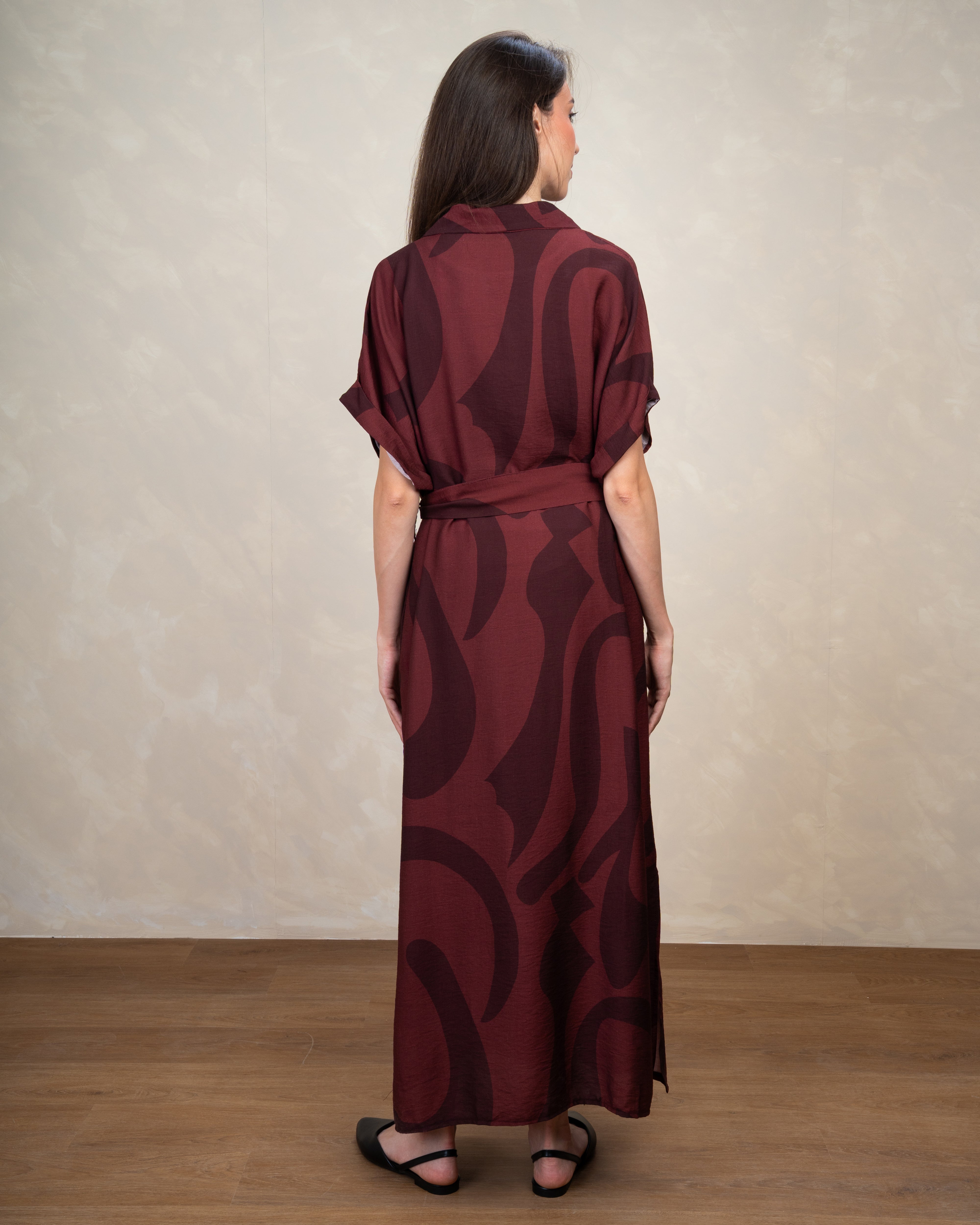 Floral Wide Neck Dress