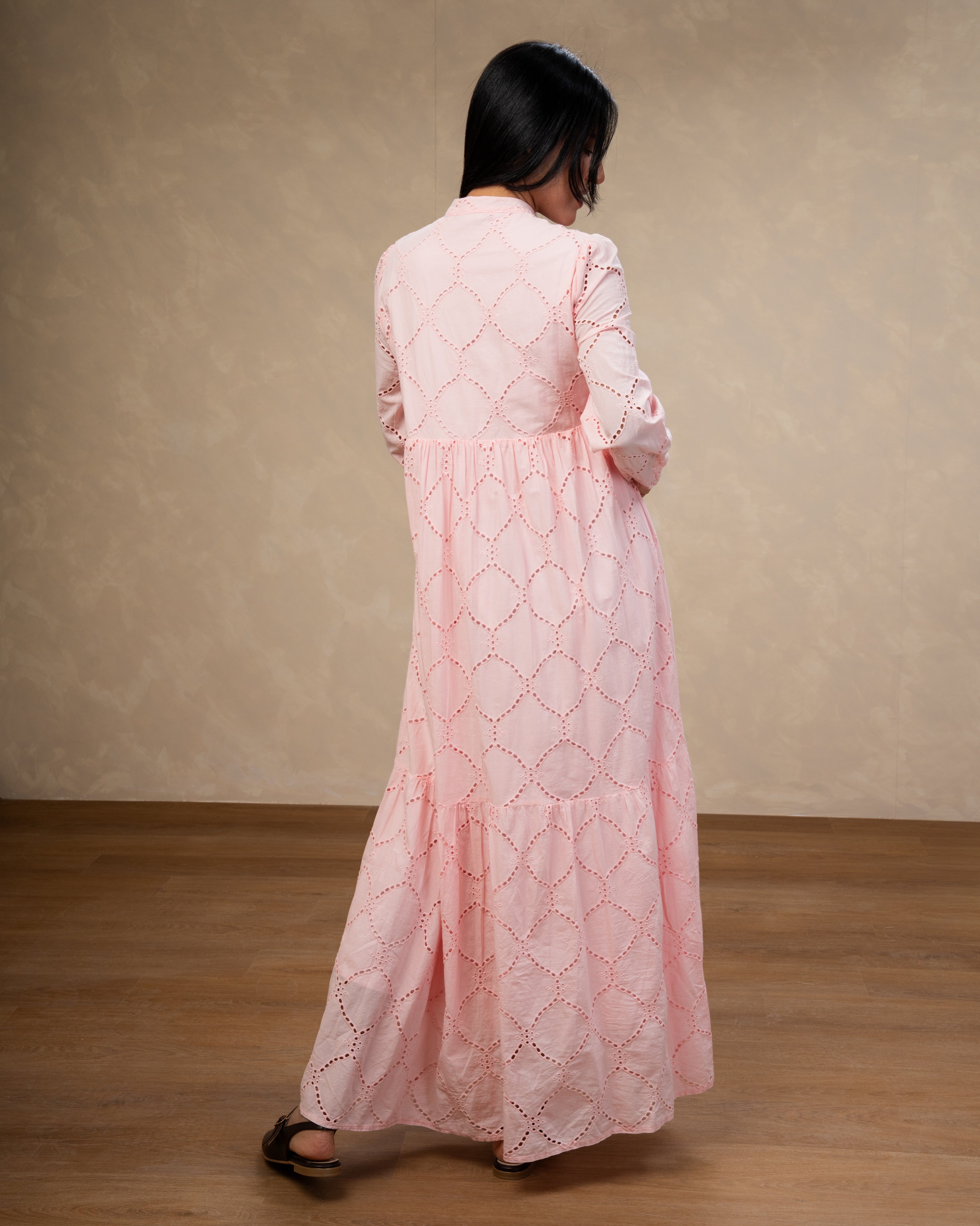 Laser Cut Circle Dress