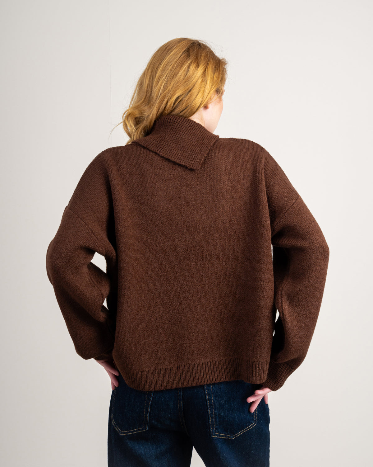 Knitwear Pullover - With Button Neck