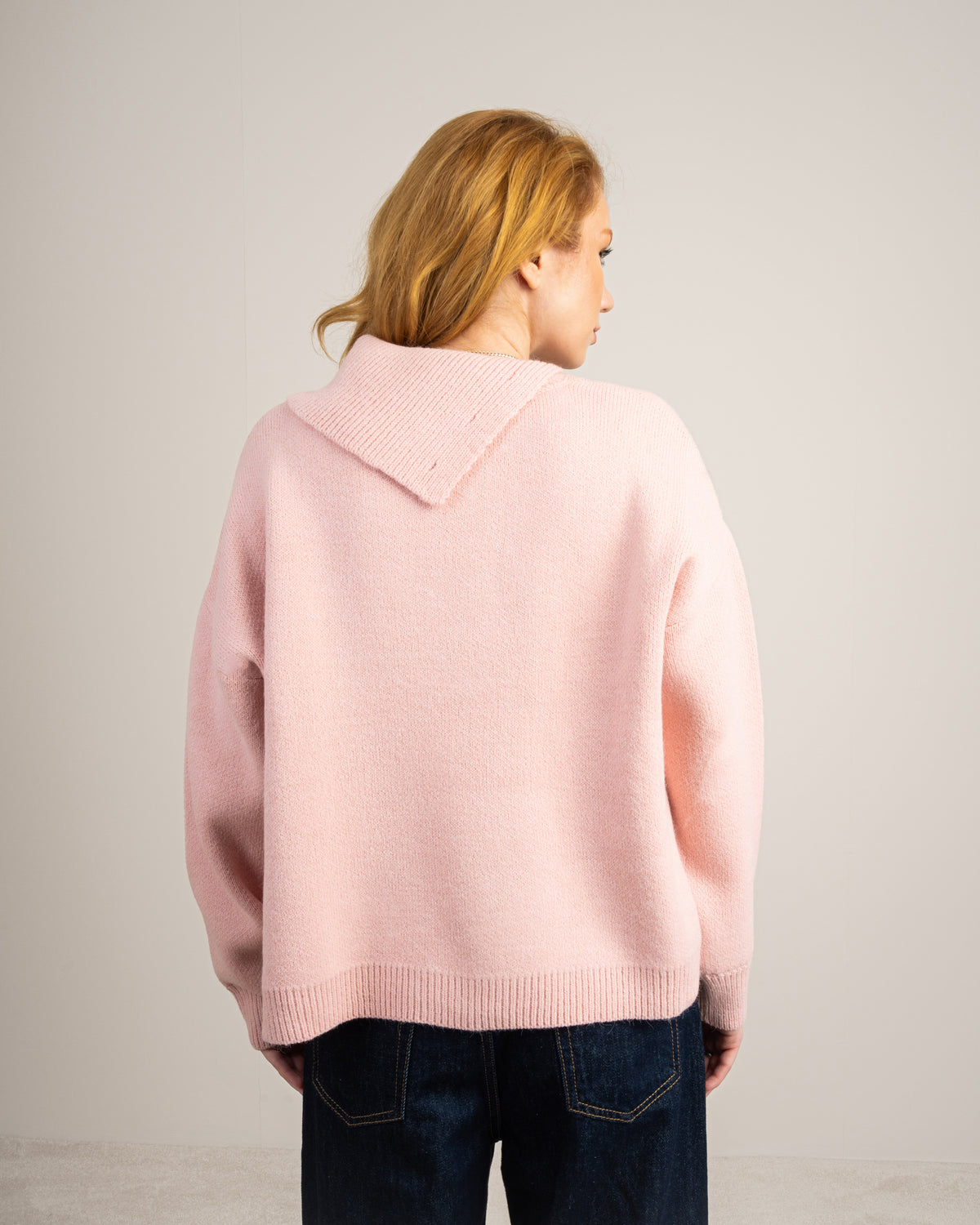 Knitwear Pullover - With Button Neck