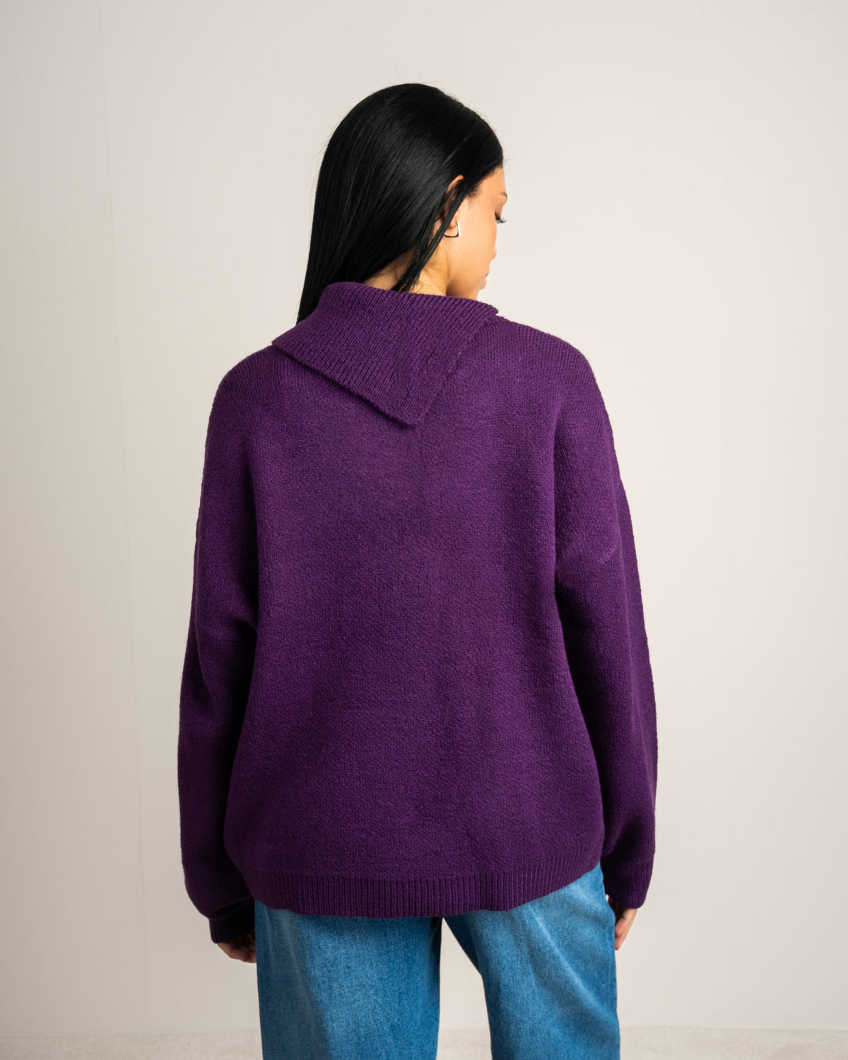 Knitwear Pullover - With Button Neck