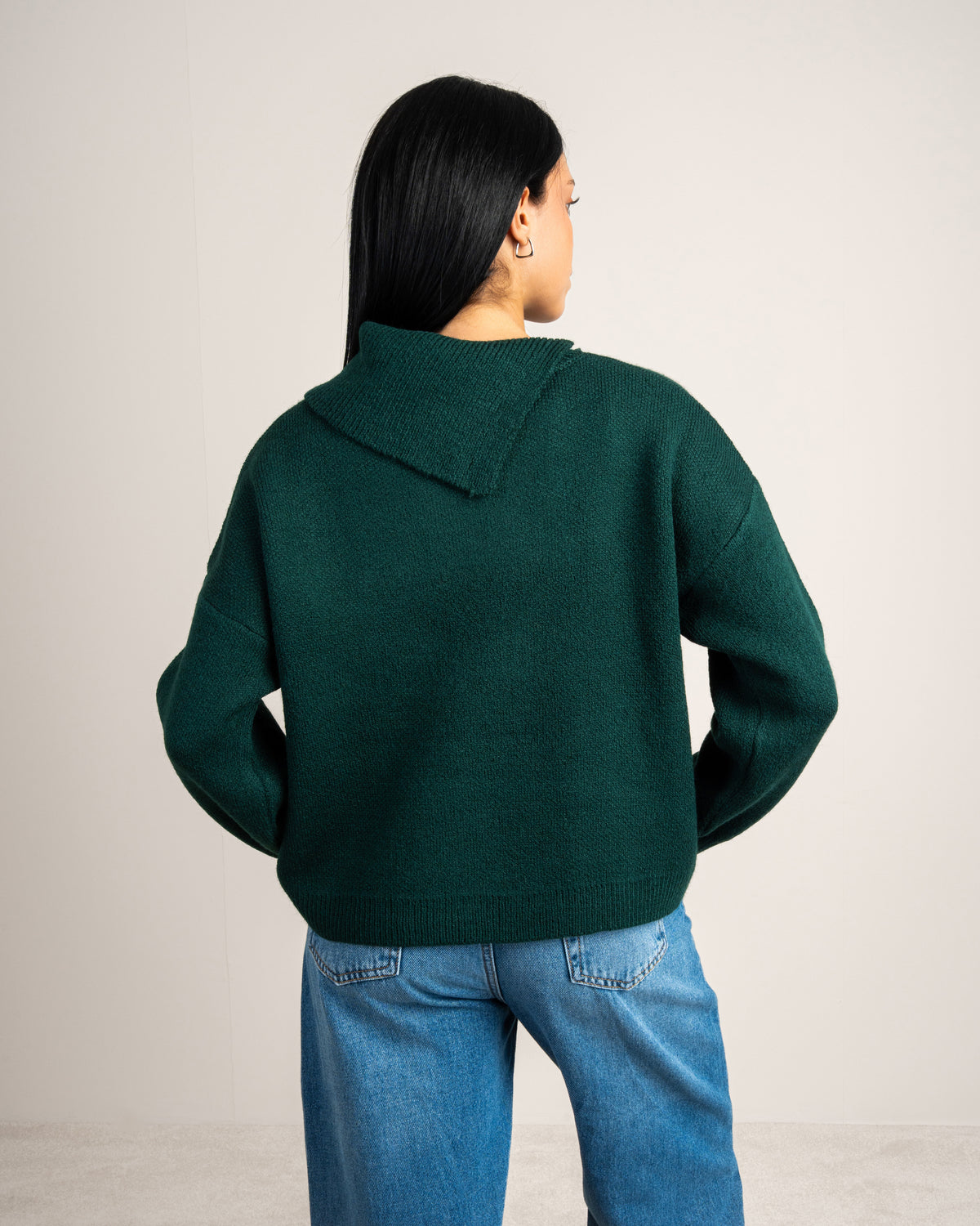 Knitwear Pullover - With Button Neck