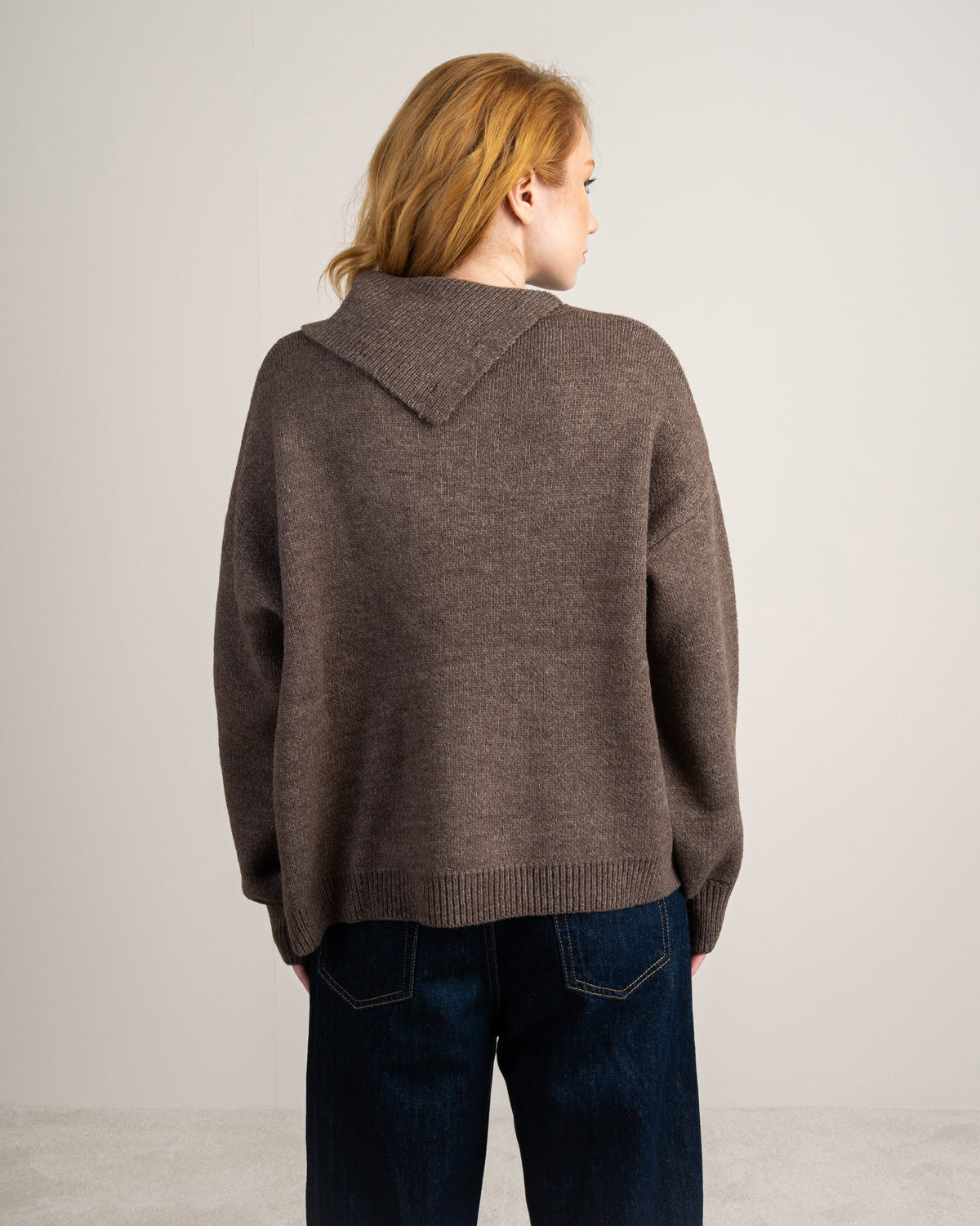 Knitwear Pullover - With Button Neck