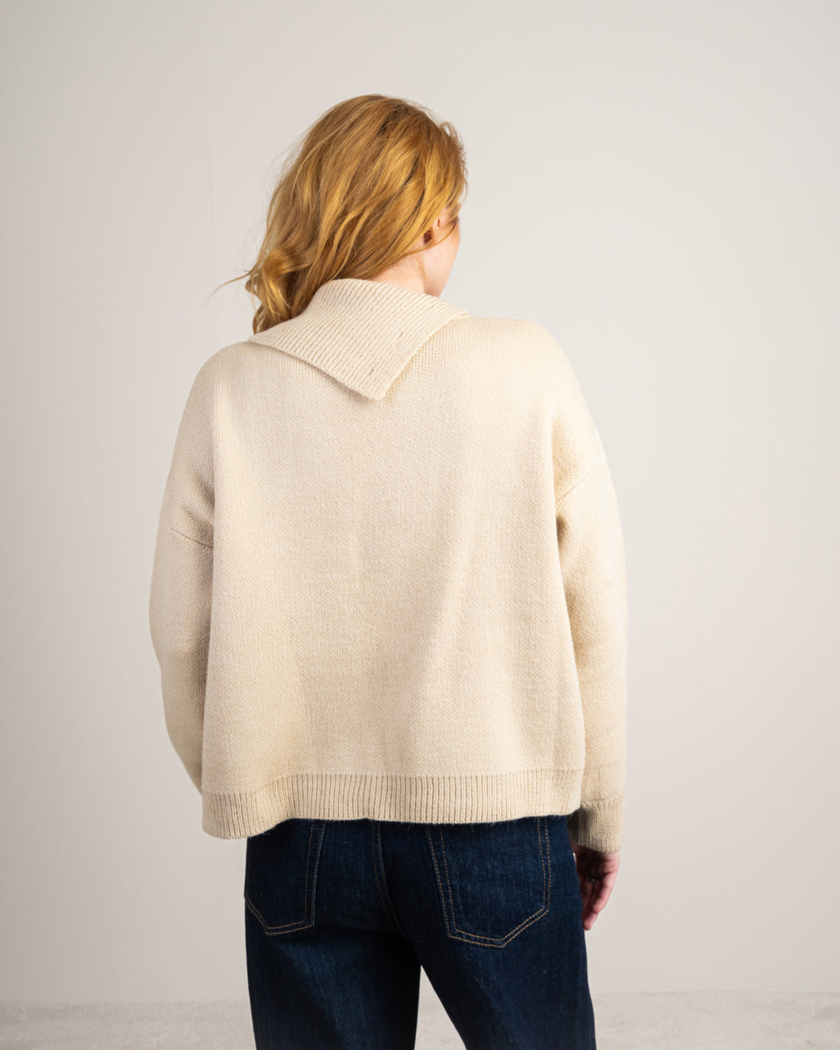 Knitwear Pullover - With Button Neck