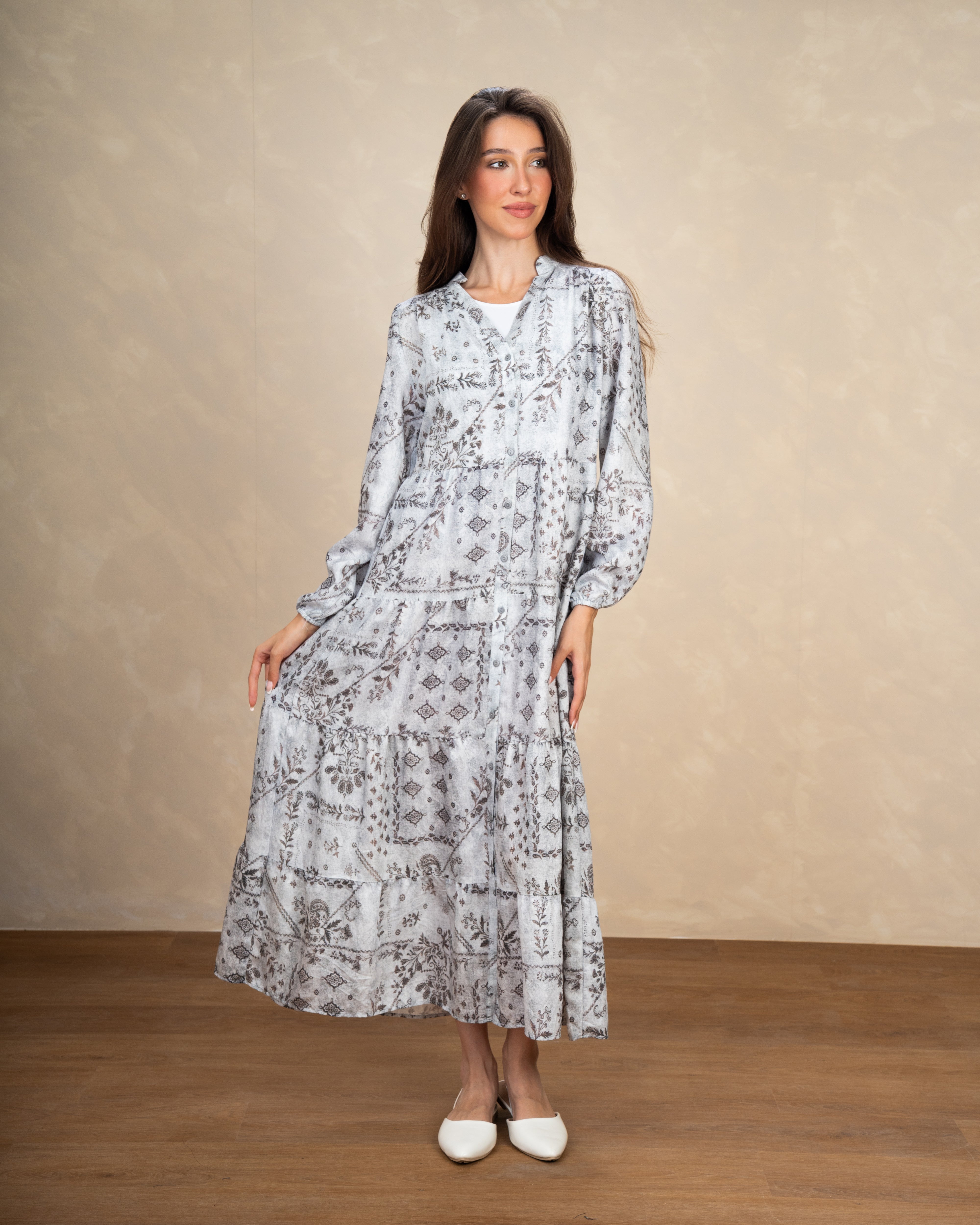 Allover Floral Maxi Dress
