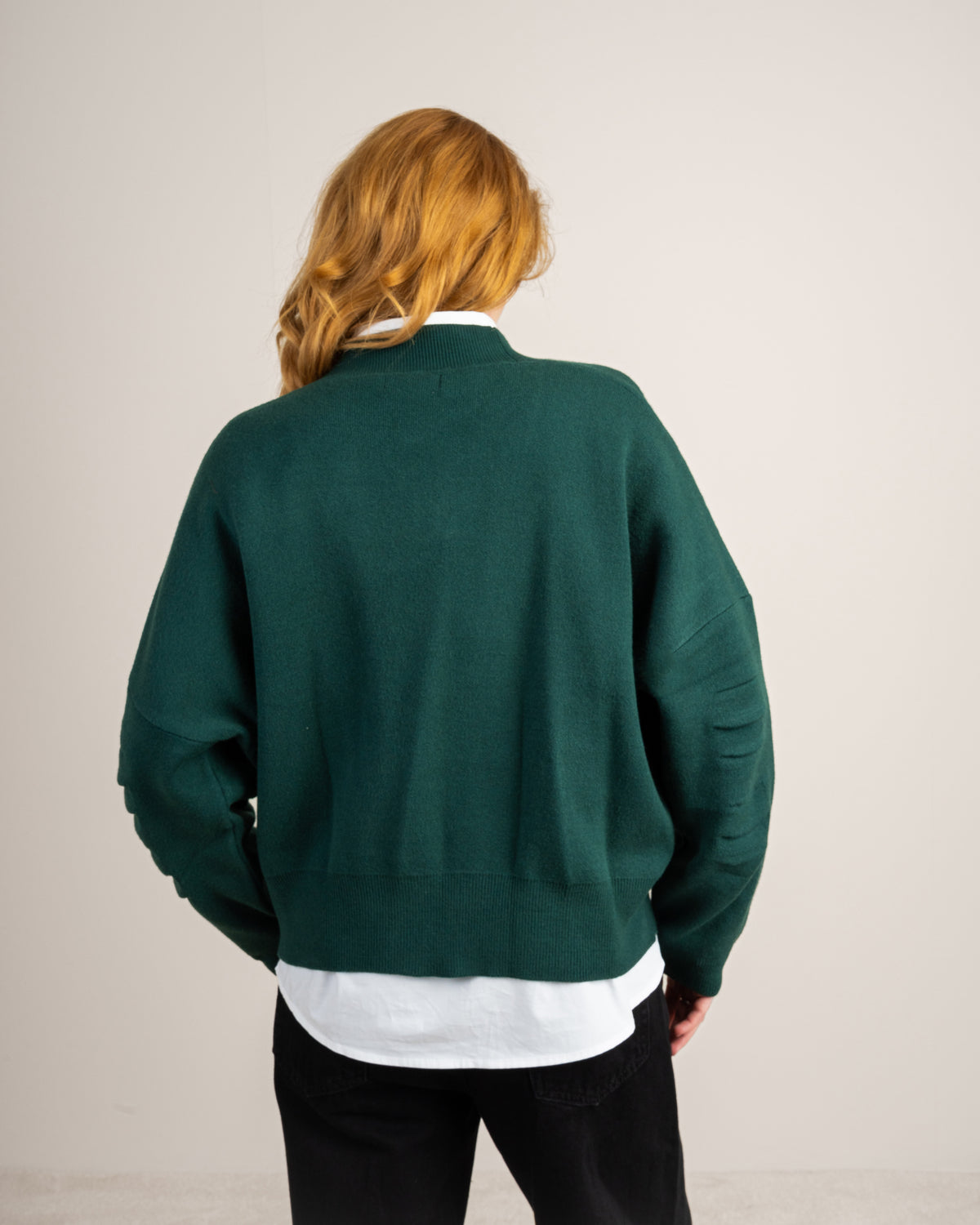 Cropped Cardigan - With Gold Buttons