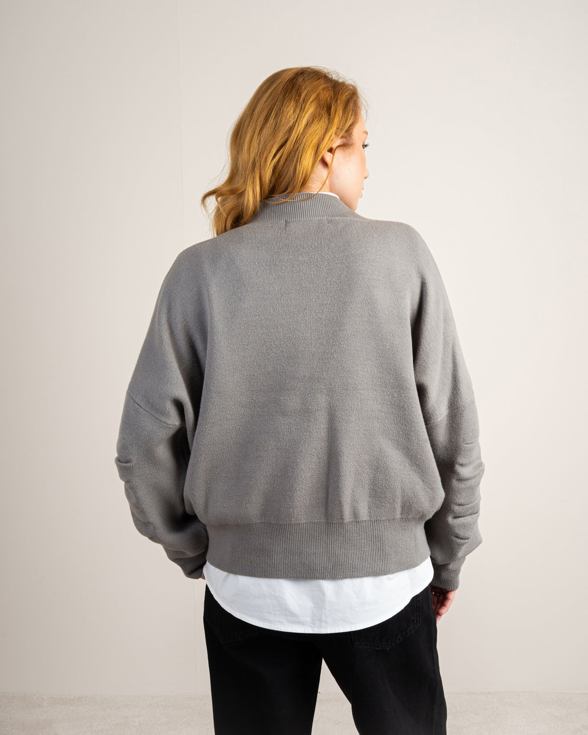 Cropped Cardigan - With Gold Buttons