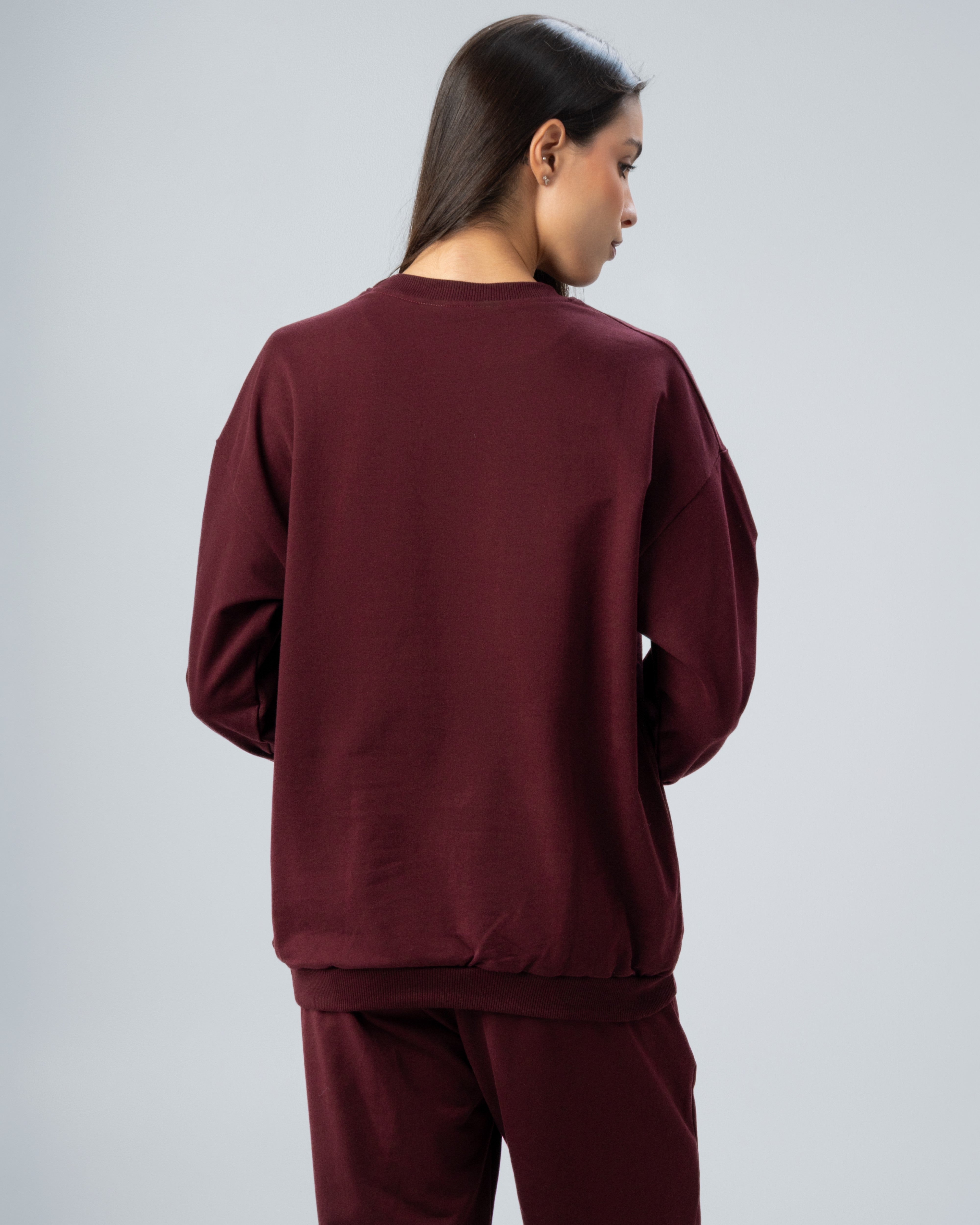 Bow And Text Print Sweatshirt