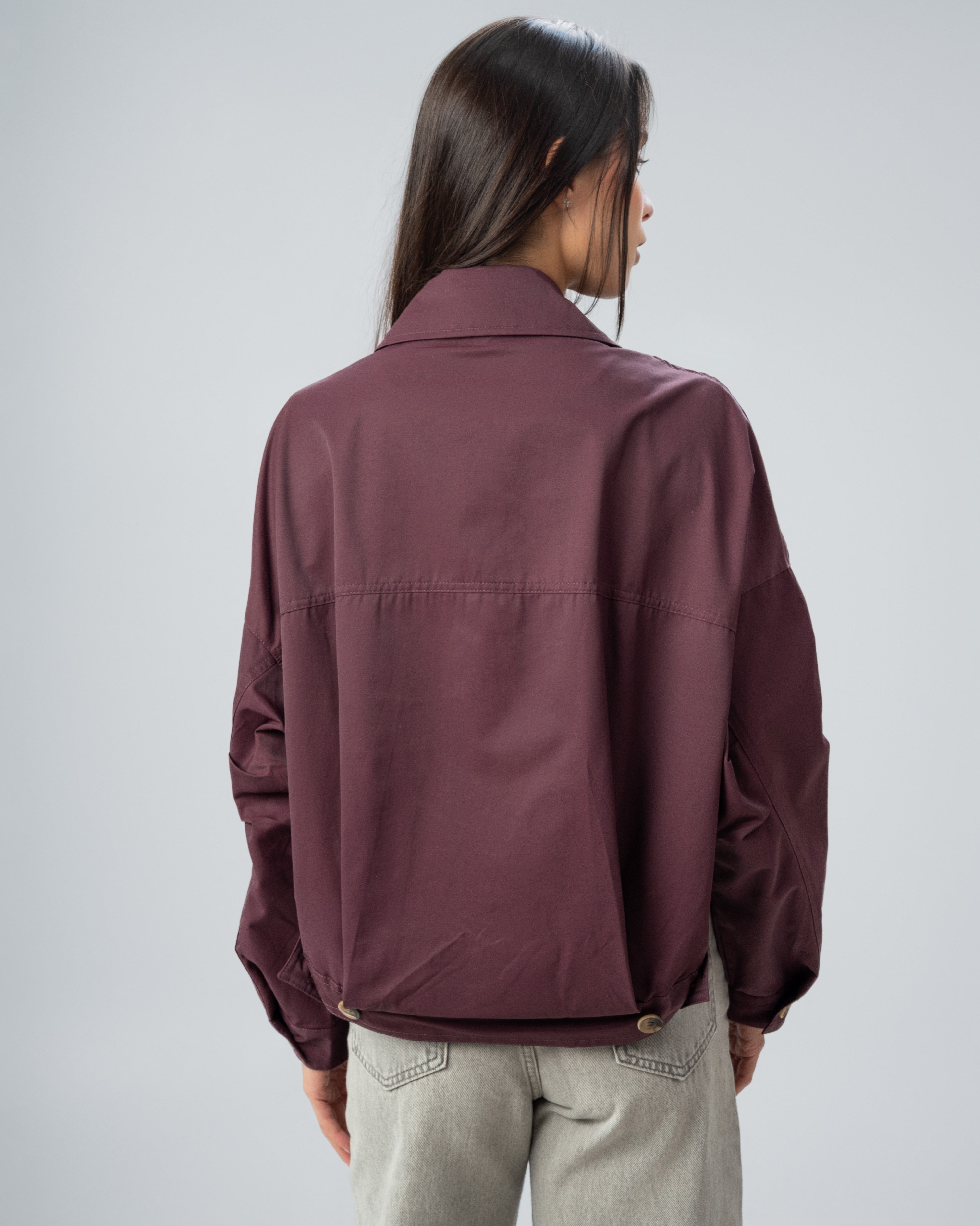 Gabardine Jacket - With Chest Pockets