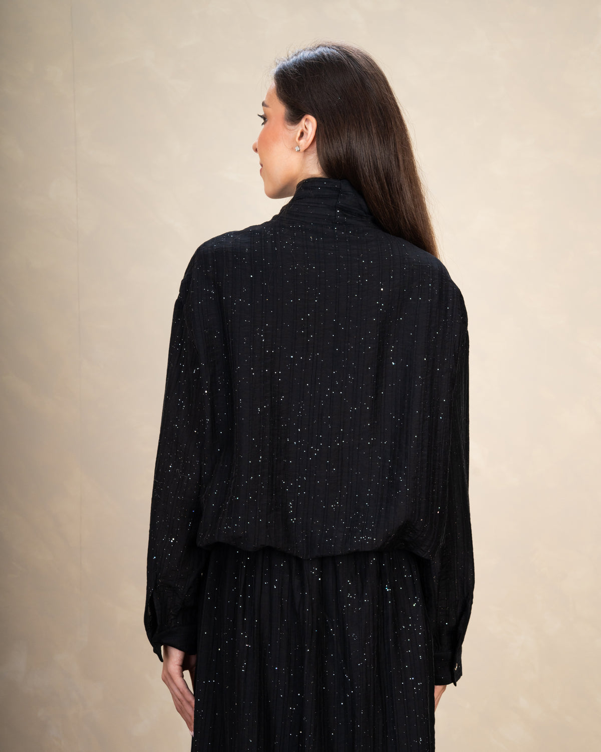 Blouse With Mini Pearl Dots