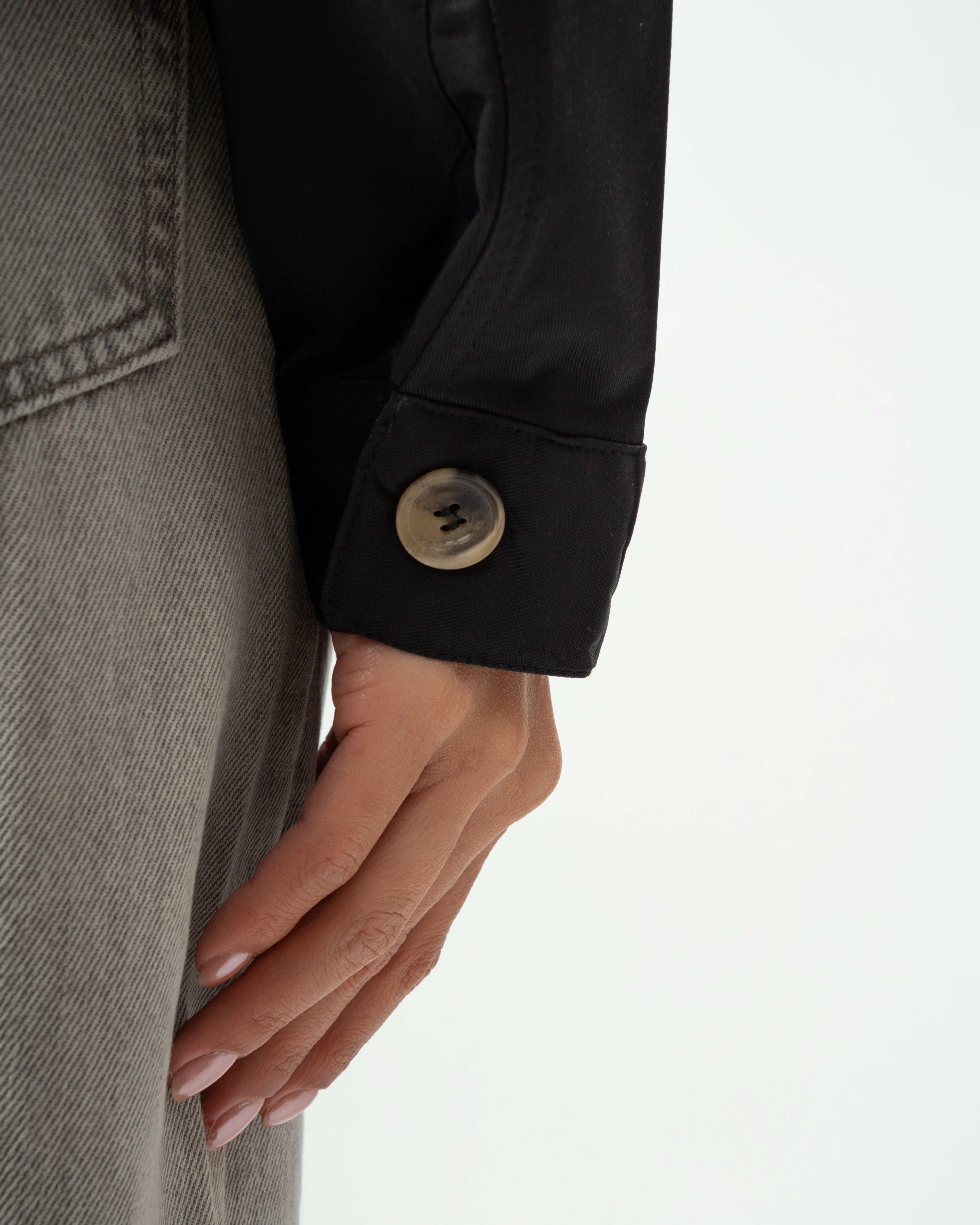 Gabardine Jacket - With Chest Pockets