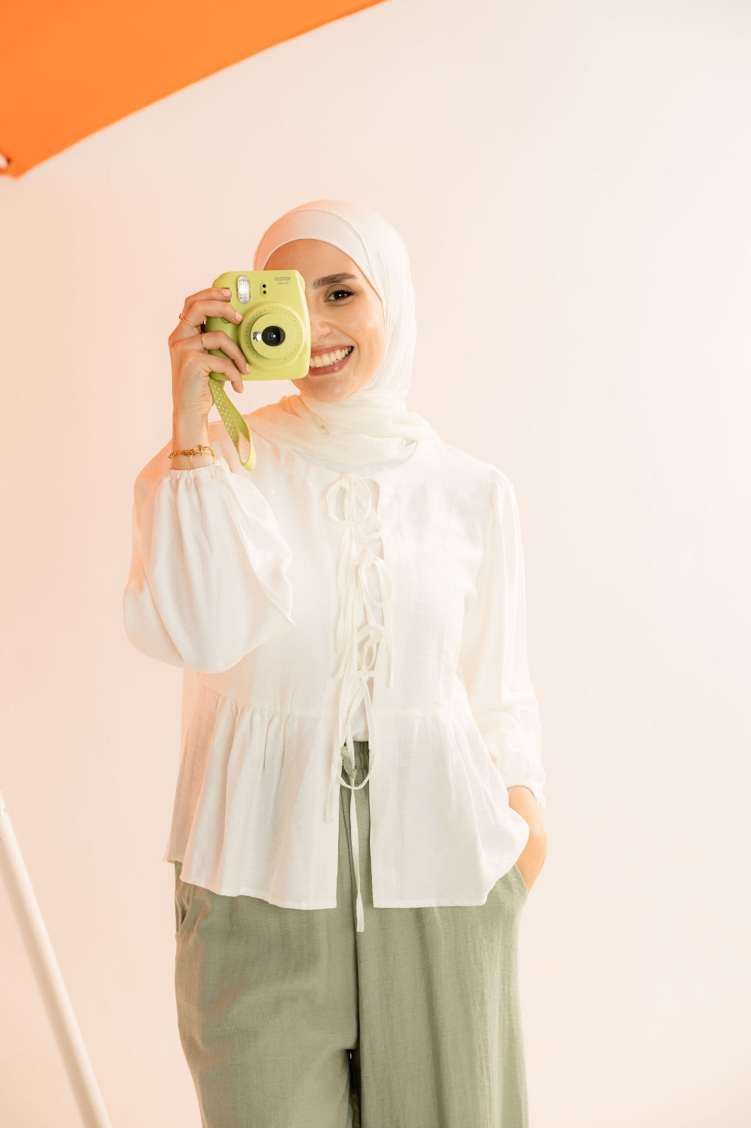 Simple blouse - with a tie