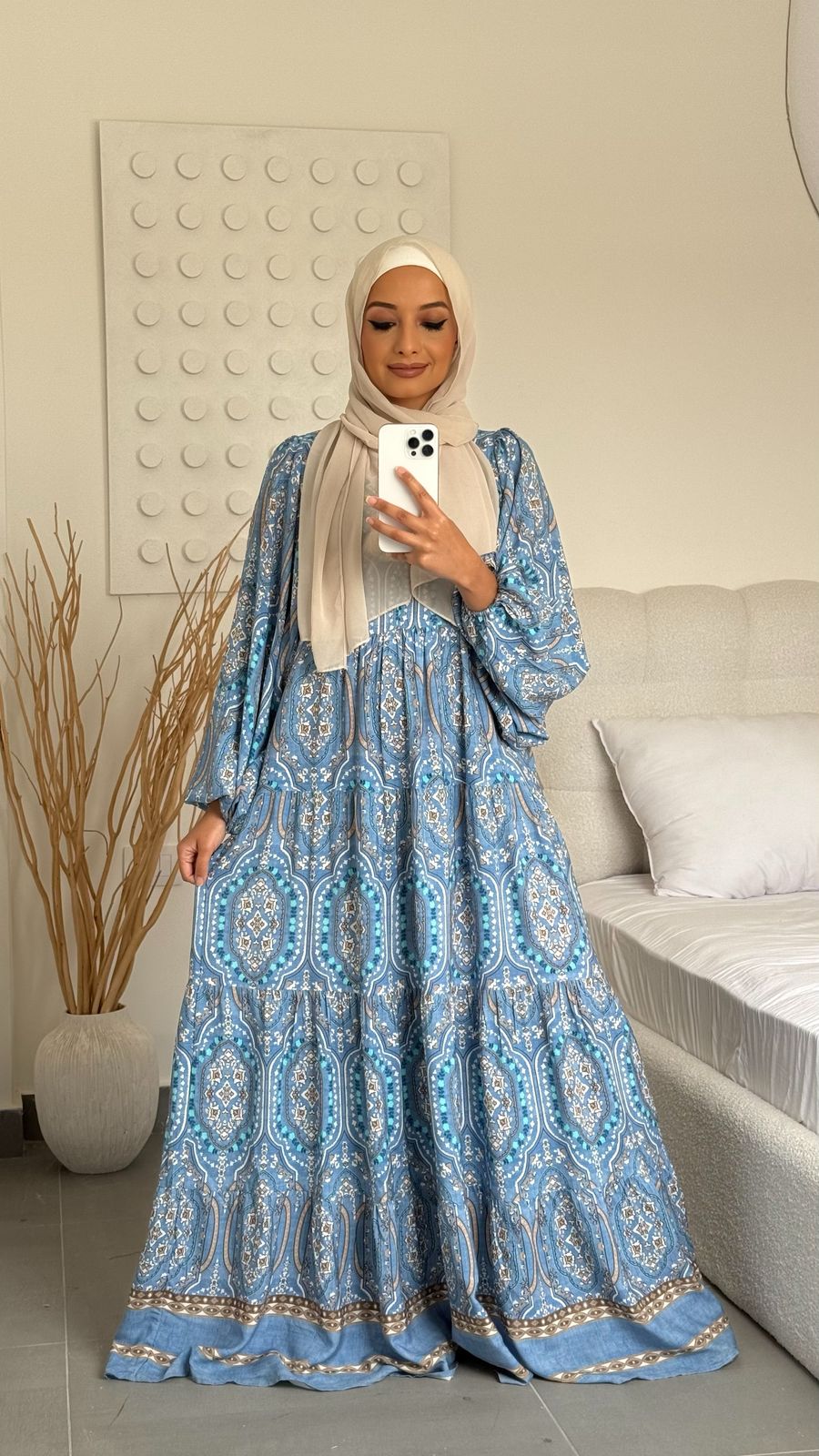 dress Floral - with ties
