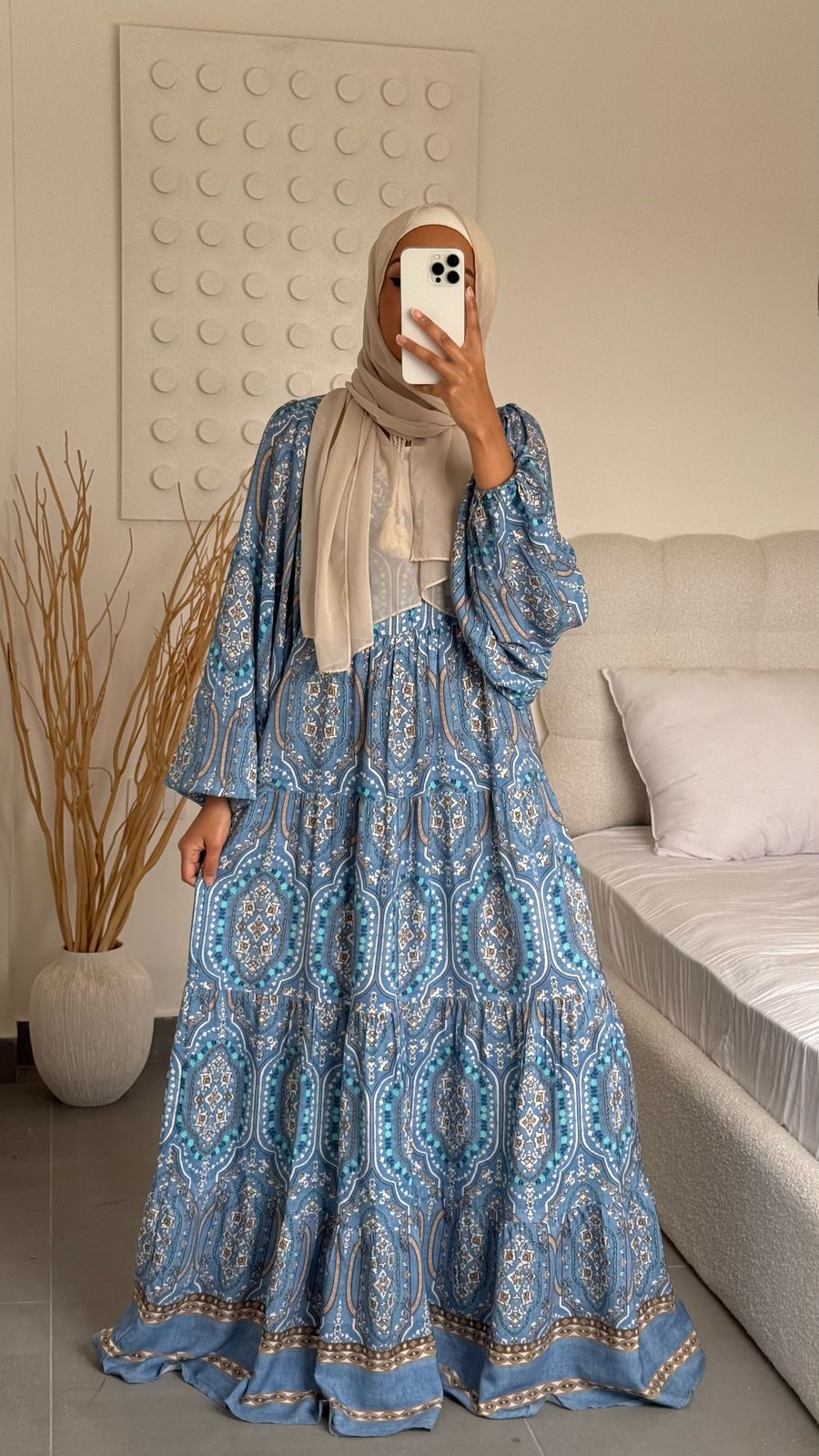 dress Floral - with ties