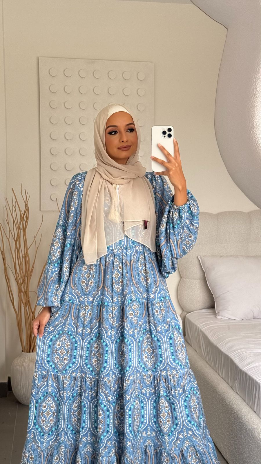dress Floral - with ties