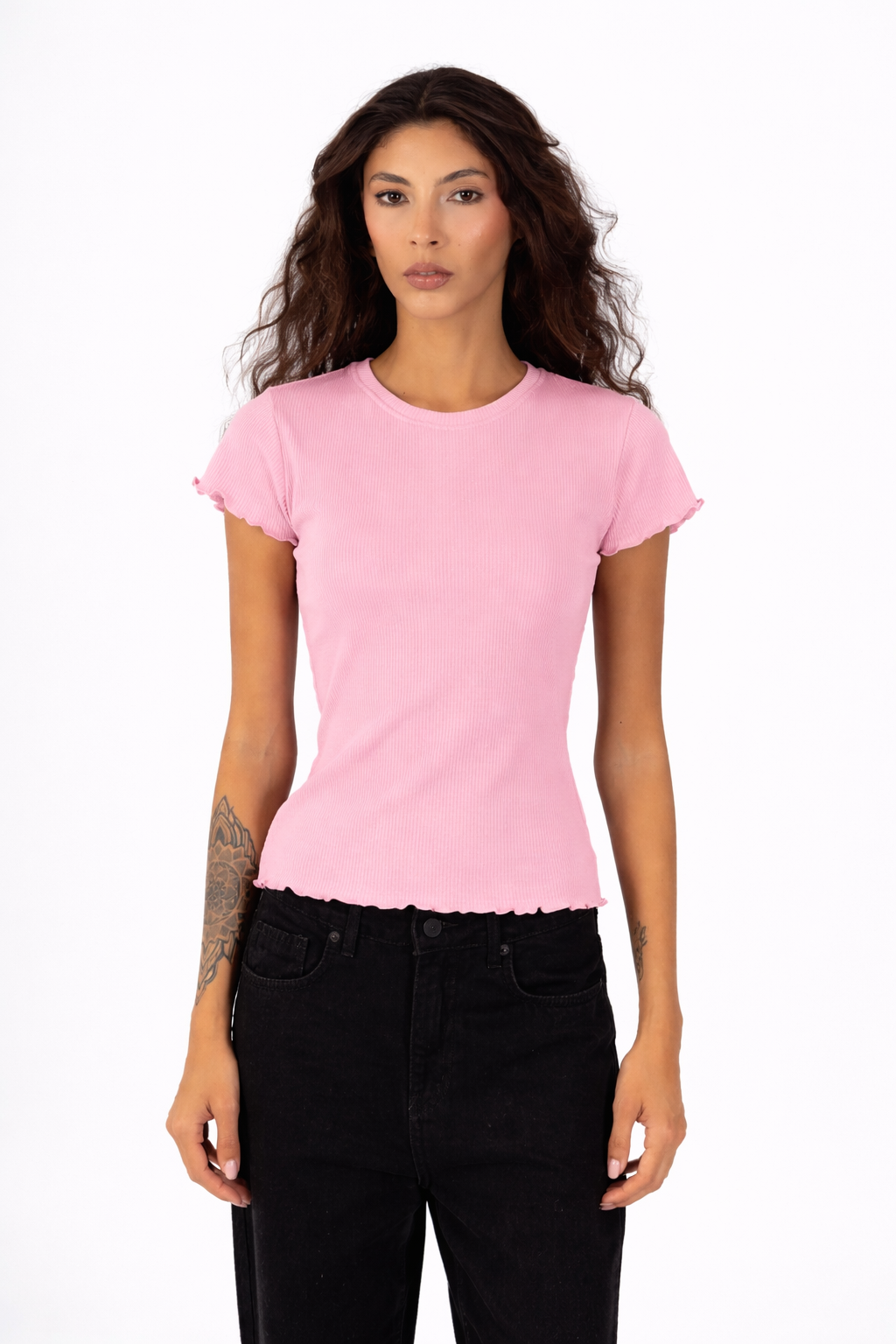 Basic Plain Short Sleeve T-Shirt