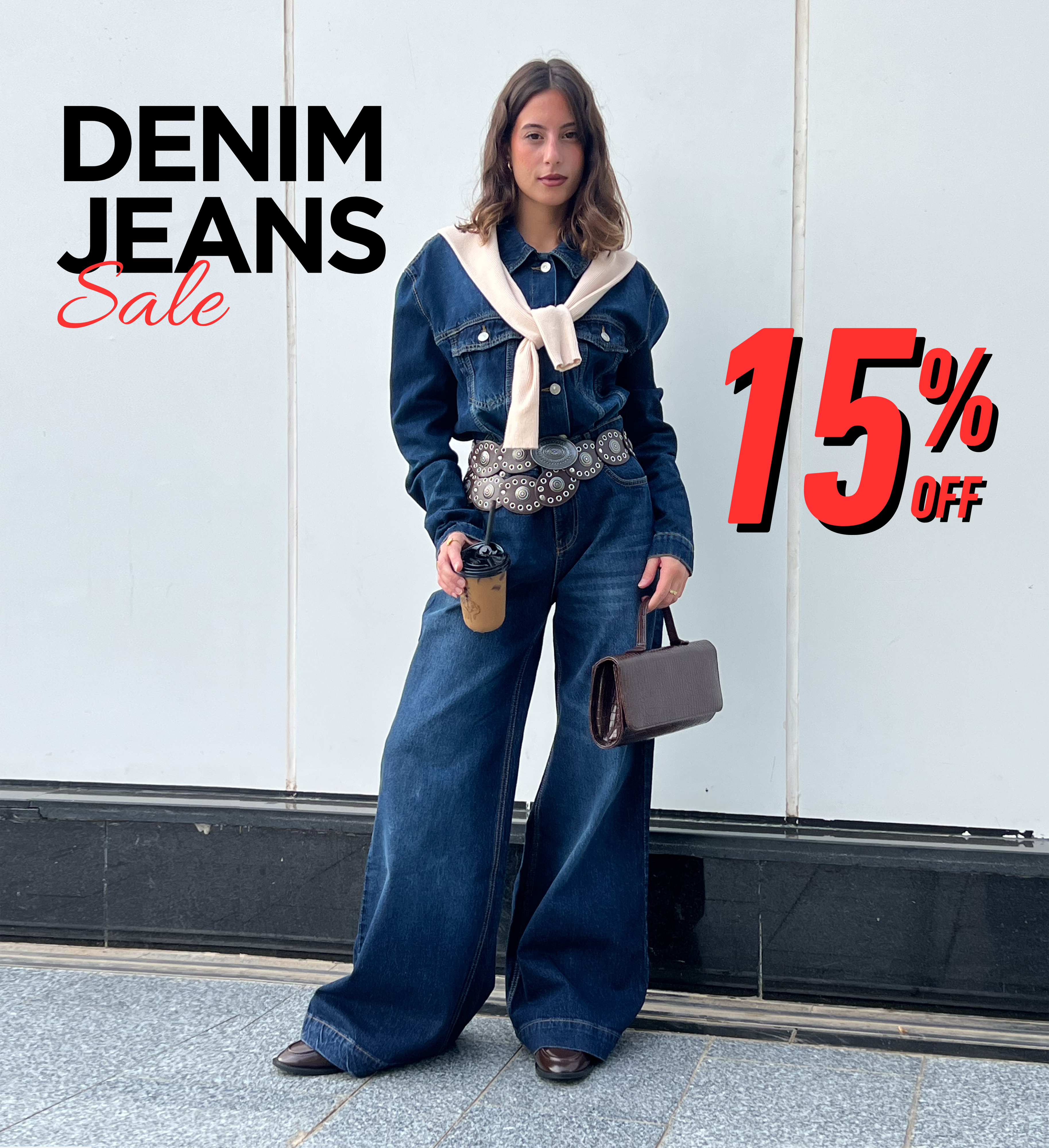 Jeans Trouser – Wide-Leg (Cuffed Hem)