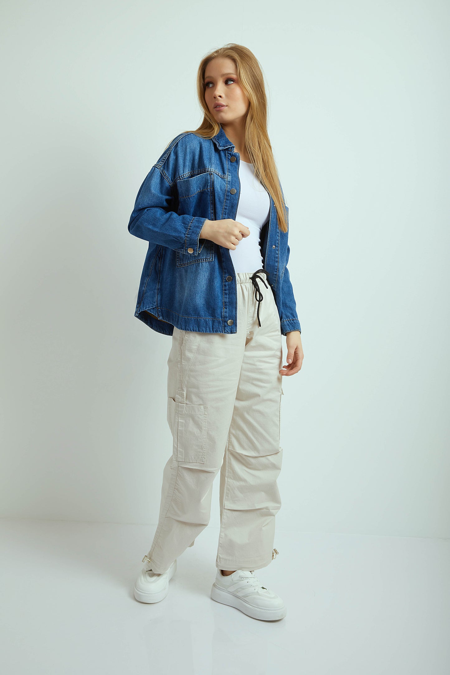 Jeans Jacket - Long Pocket