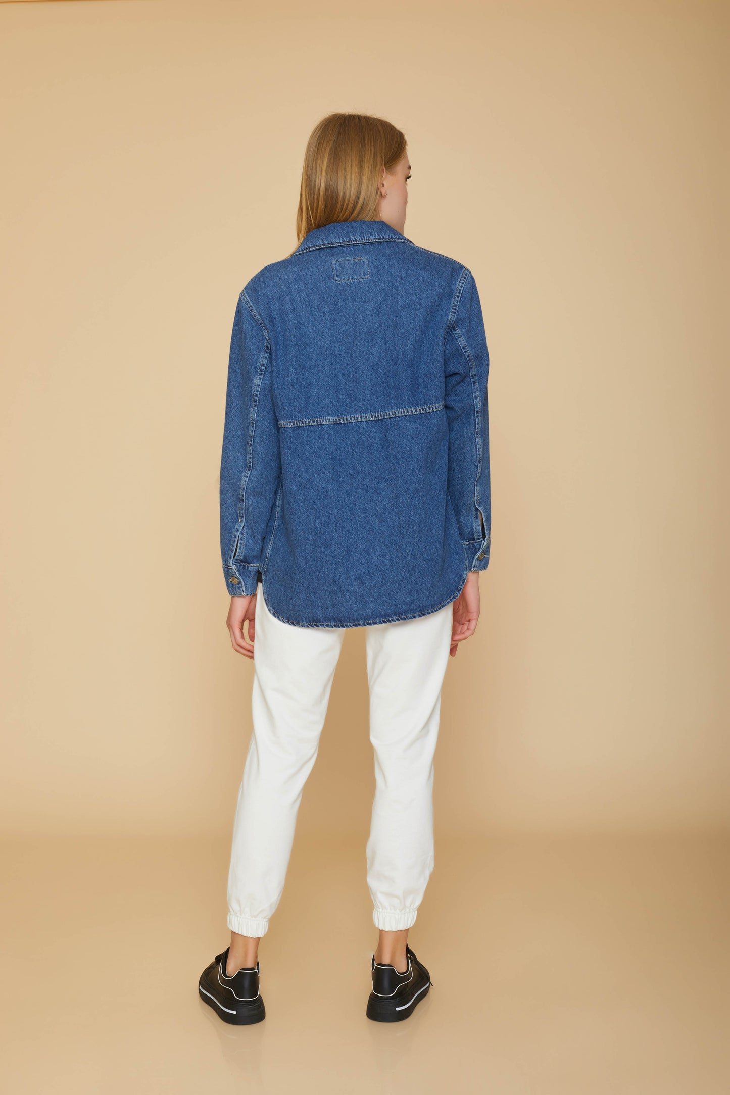 Jeans jacket - wide (chest pocket)