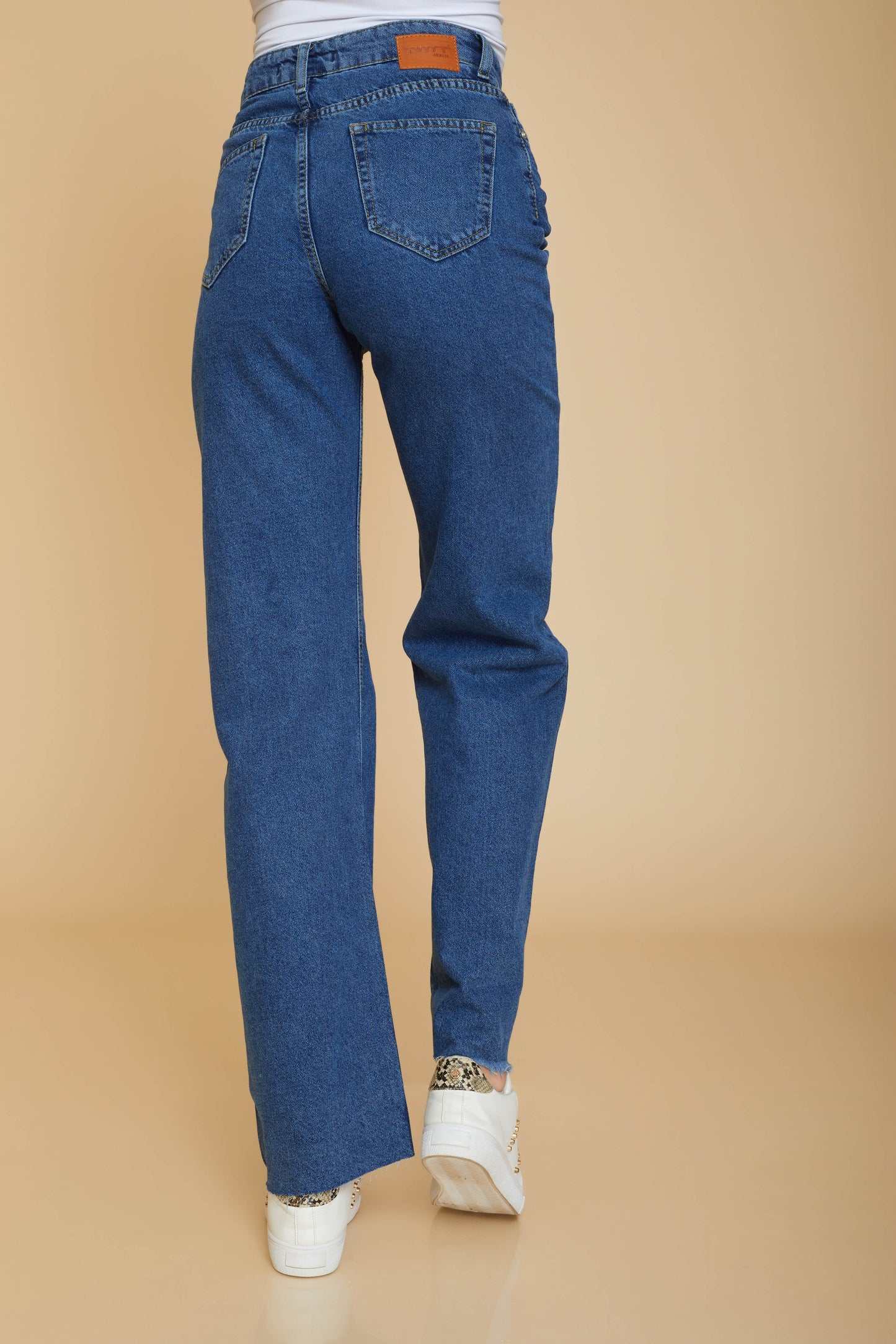Jeans Plain - wide leg